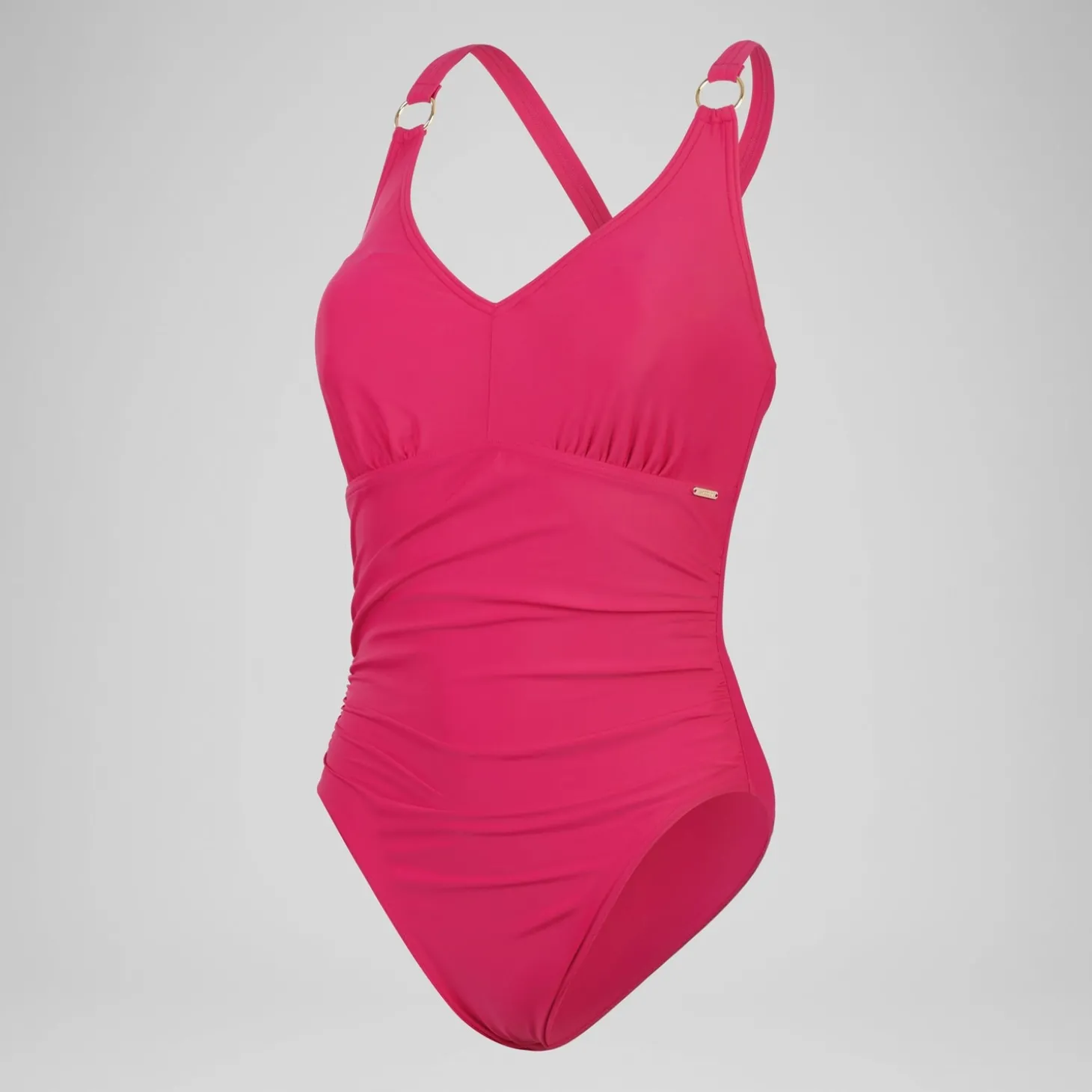 Store Maillot de bain 1 pièce Shaping à encolure en V pour Femmes Magenta Brume Femme Maillots Galbant