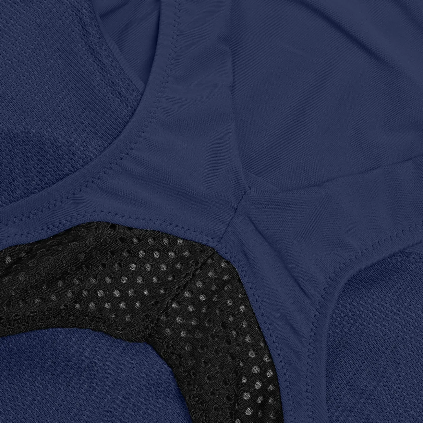 Cheap Maillot de bain 1 pièce uni avec maille filet Scoop pour Femmes Bleu céruléen Femme Maillots 1 Pièce