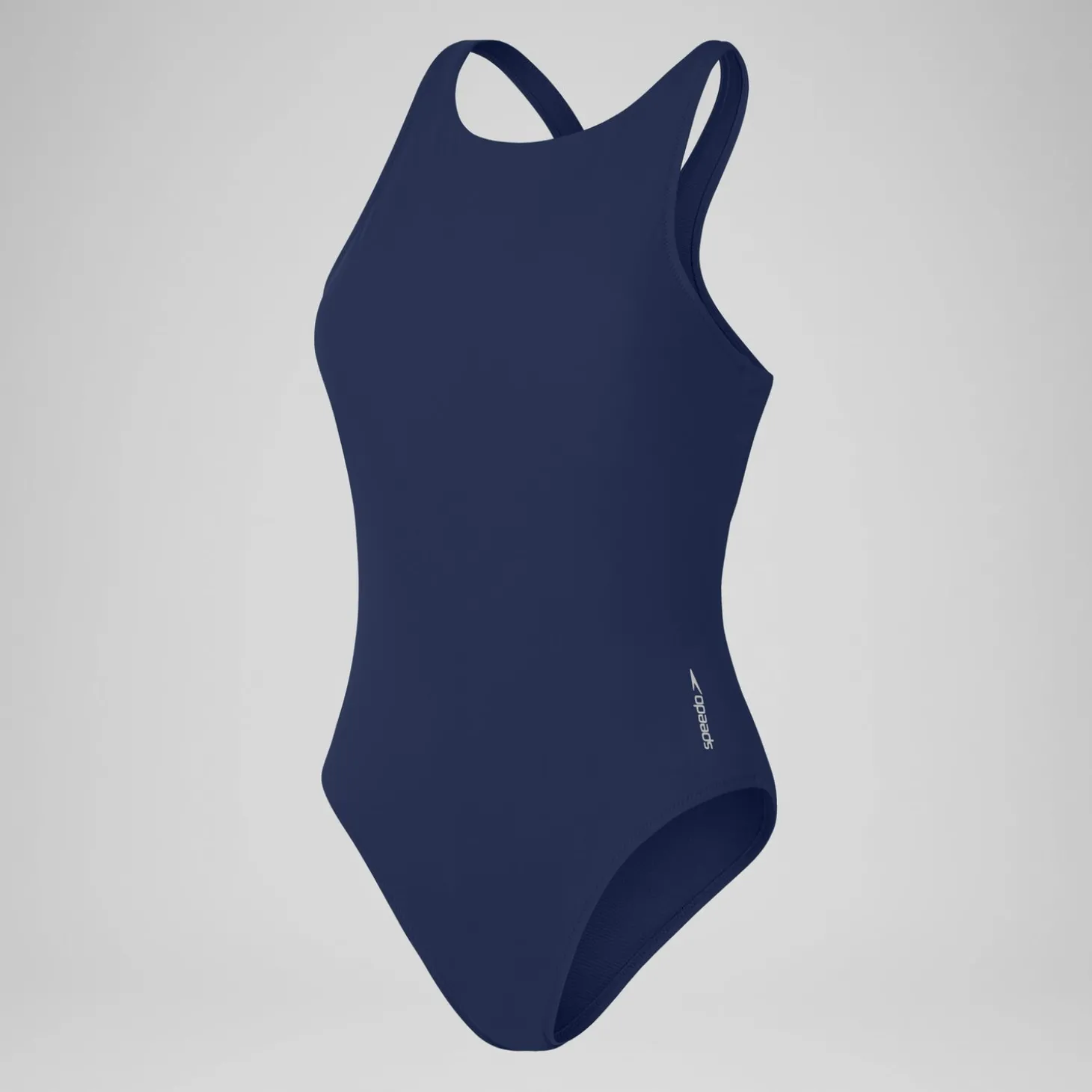 Cheap Maillot de bain 1 pièce uni avec maille filet Scoop pour Femmes Bleu céruléen Femme Maillots 1 Pièce
