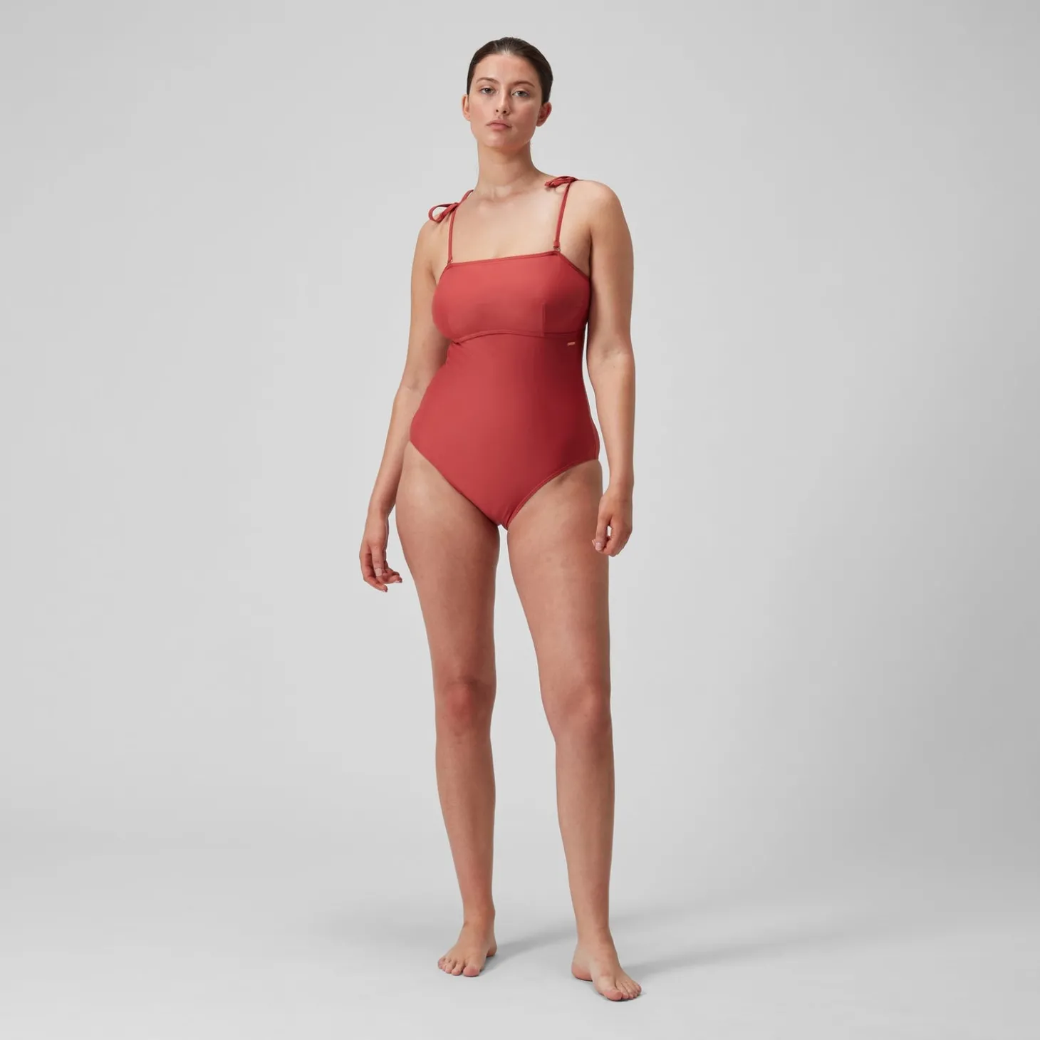 Sale Maillot de bain bandeau 1 pièce Shaping pour Femmes Poussière spatiale Femme Maillots Galbant