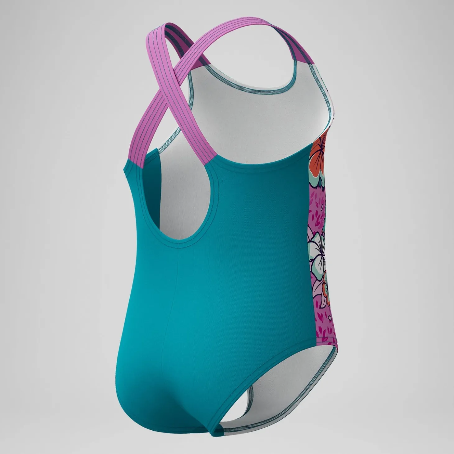 Fashion Maillot de bain Bébé Learn to Swim Crossback imprimé vert Enfant Maillots De Bain