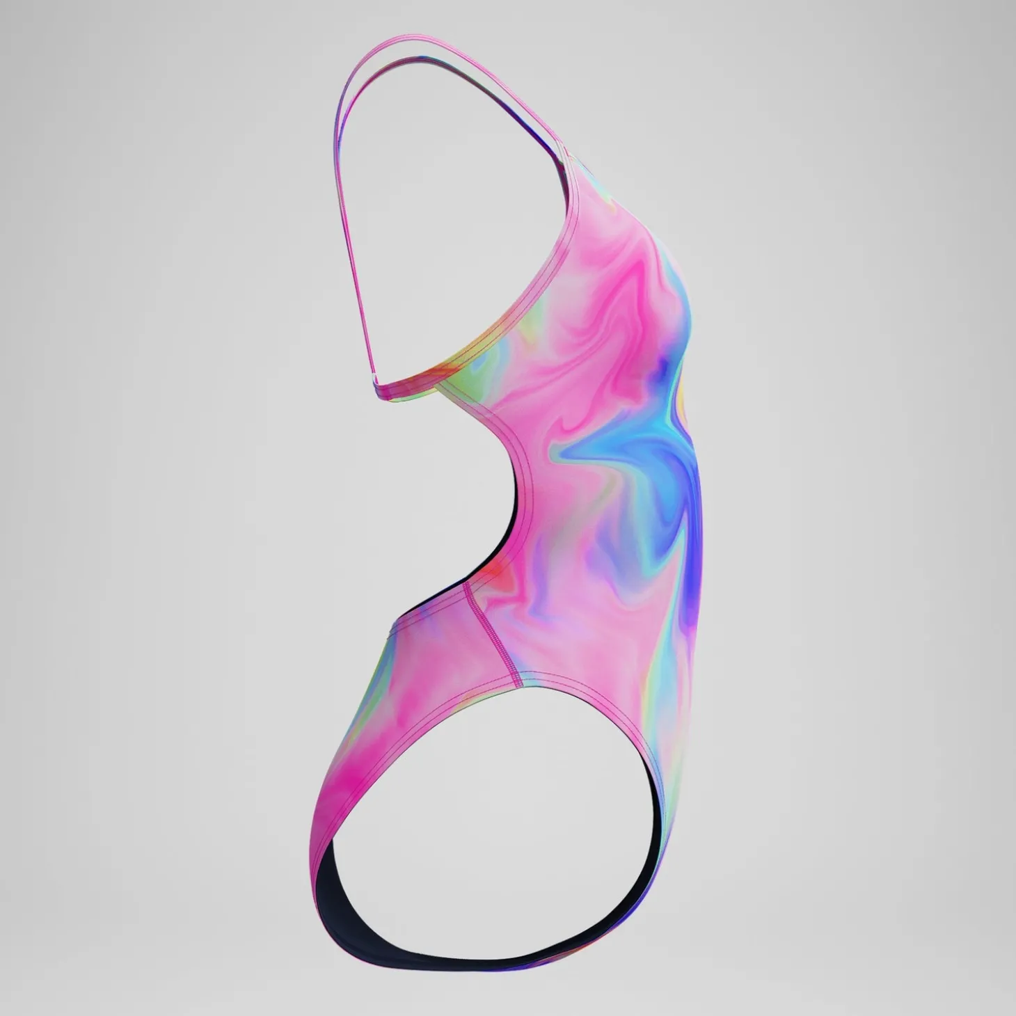 Online Maillot de bain Femme Club Training dos en V et imprimé rose/jaune Femme Maillots 1 Pièce