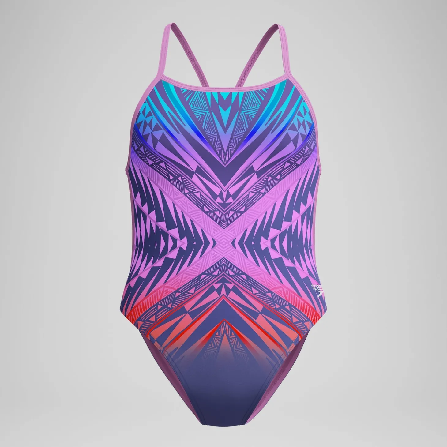 Cheap Maillot de bain Femme Club Training Placement dos en V rose/bleu Femme Maillots 1 Pièce