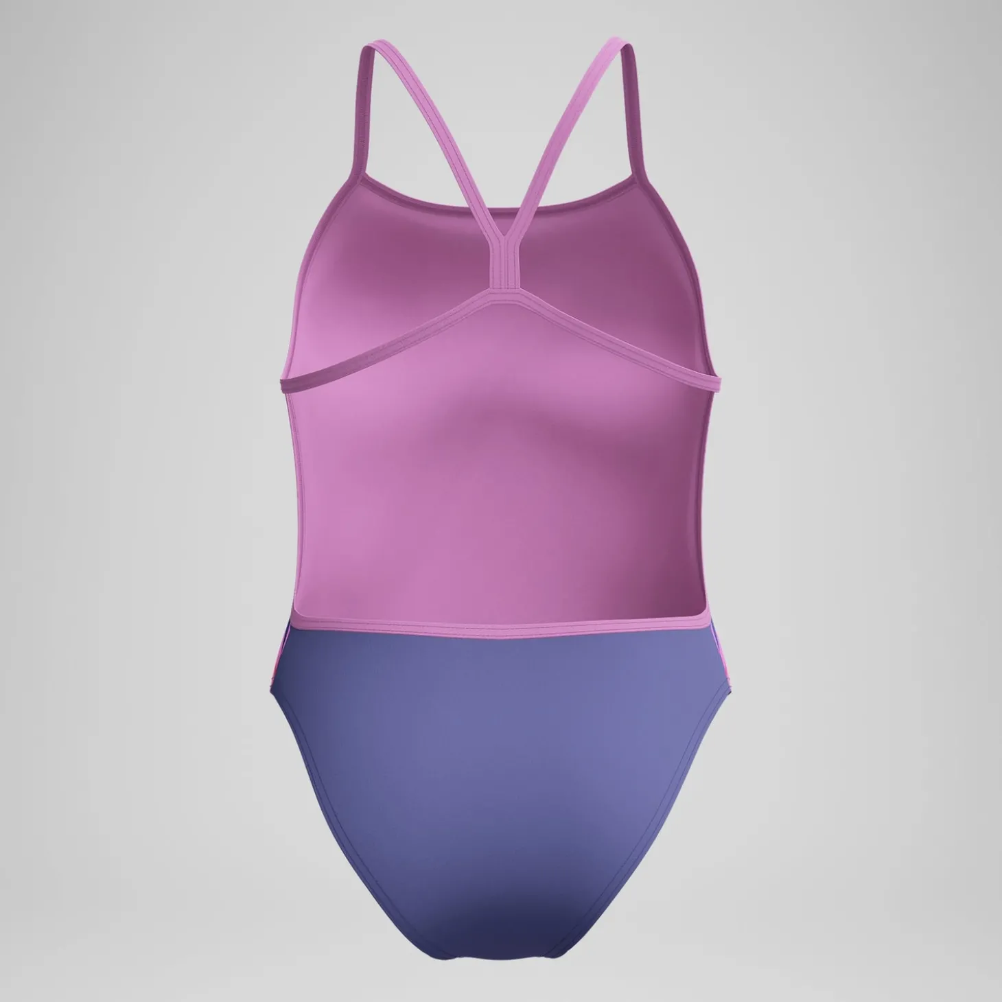 Cheap Maillot de bain Femme Club Training Placement dos en V rose/bleu Femme Maillots 1 Pièce