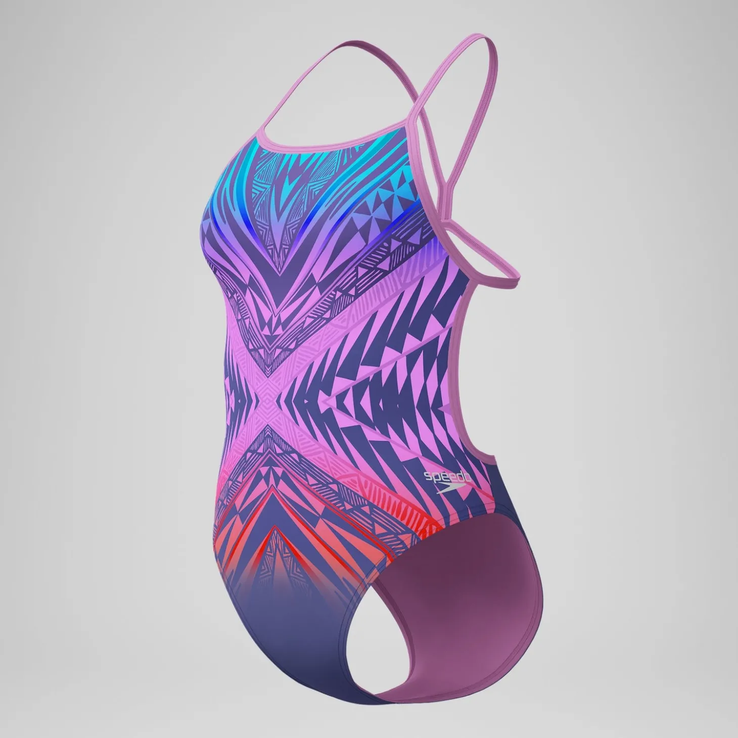 Cheap Maillot de bain Femme Club Training Placement dos en V rose/bleu Femme Maillots 1 Pièce