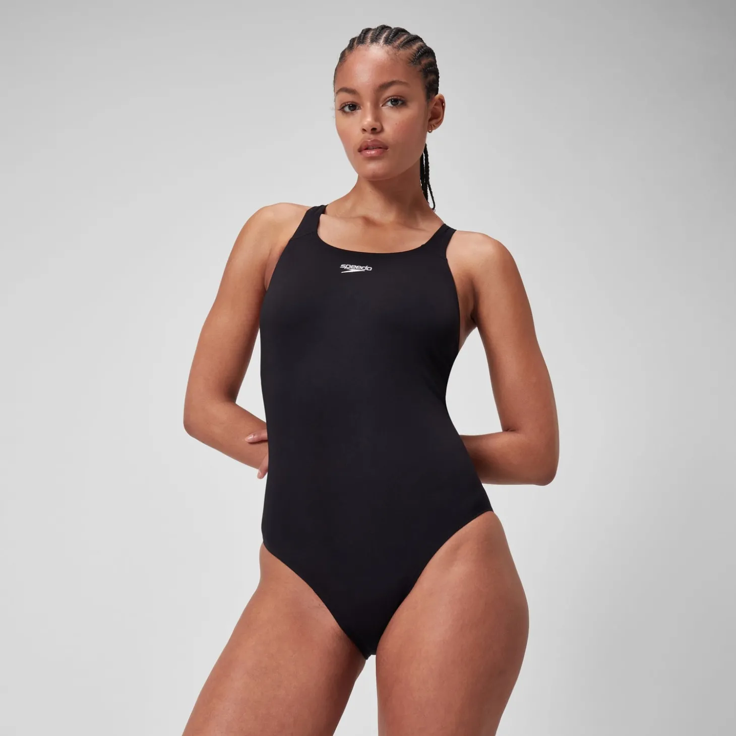 Best Maillot de bain Femme Eco Endurance+ Essential Kickback noir Femme Maillots 1 Pièce