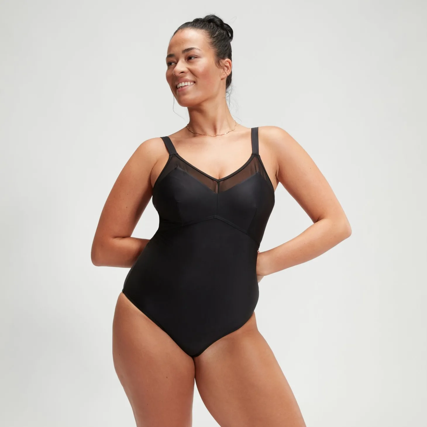 Shop Maillot de bain Femme effet galbant détails en maille Asymmetric Femme Maillots 1 Pièce | Maillots Galbant