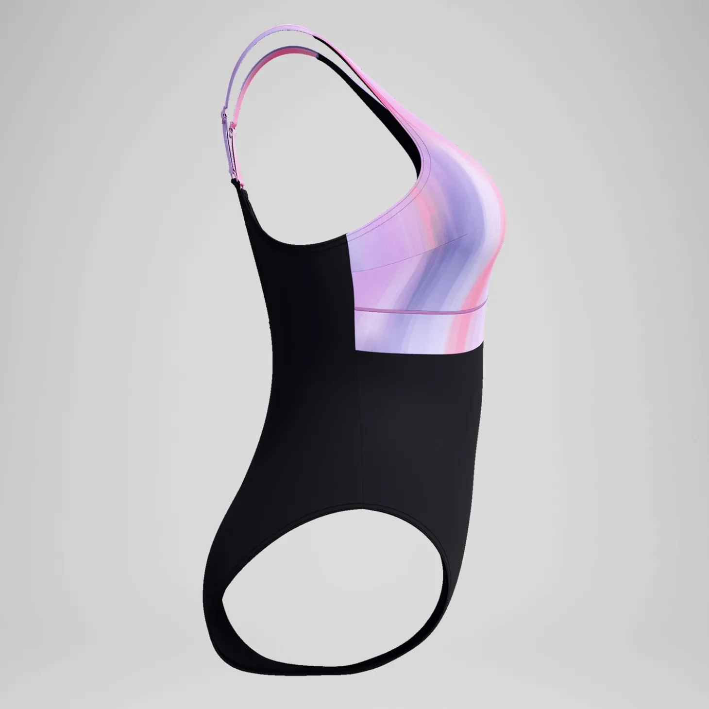 Best Maillot de bain Femme effet galbant imprimé Contour Eclipse noir/rose Femme Maillots 1 Pièce