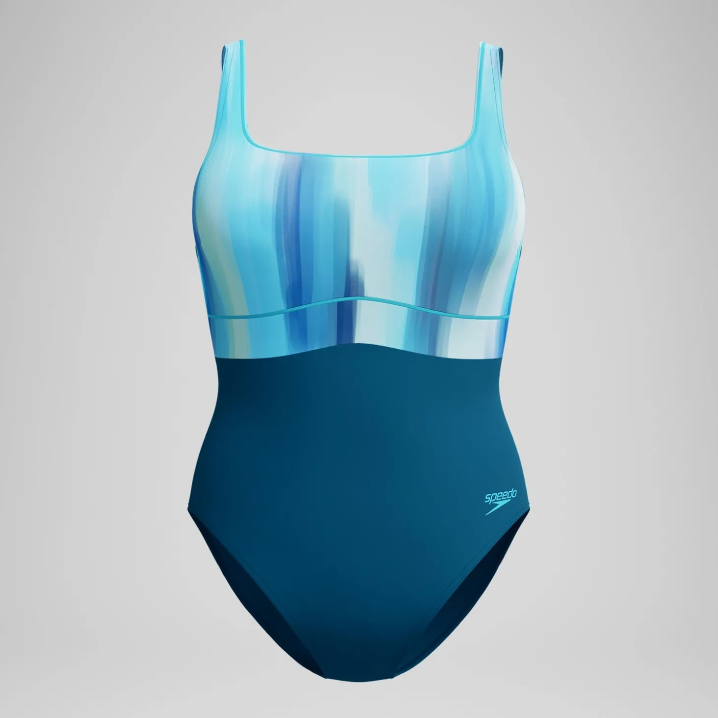 Best Maillot de bain Femme effet galbant imprimé Contour Eclipse sarcelle foncé/vert Femme Maillots 1 Pièce