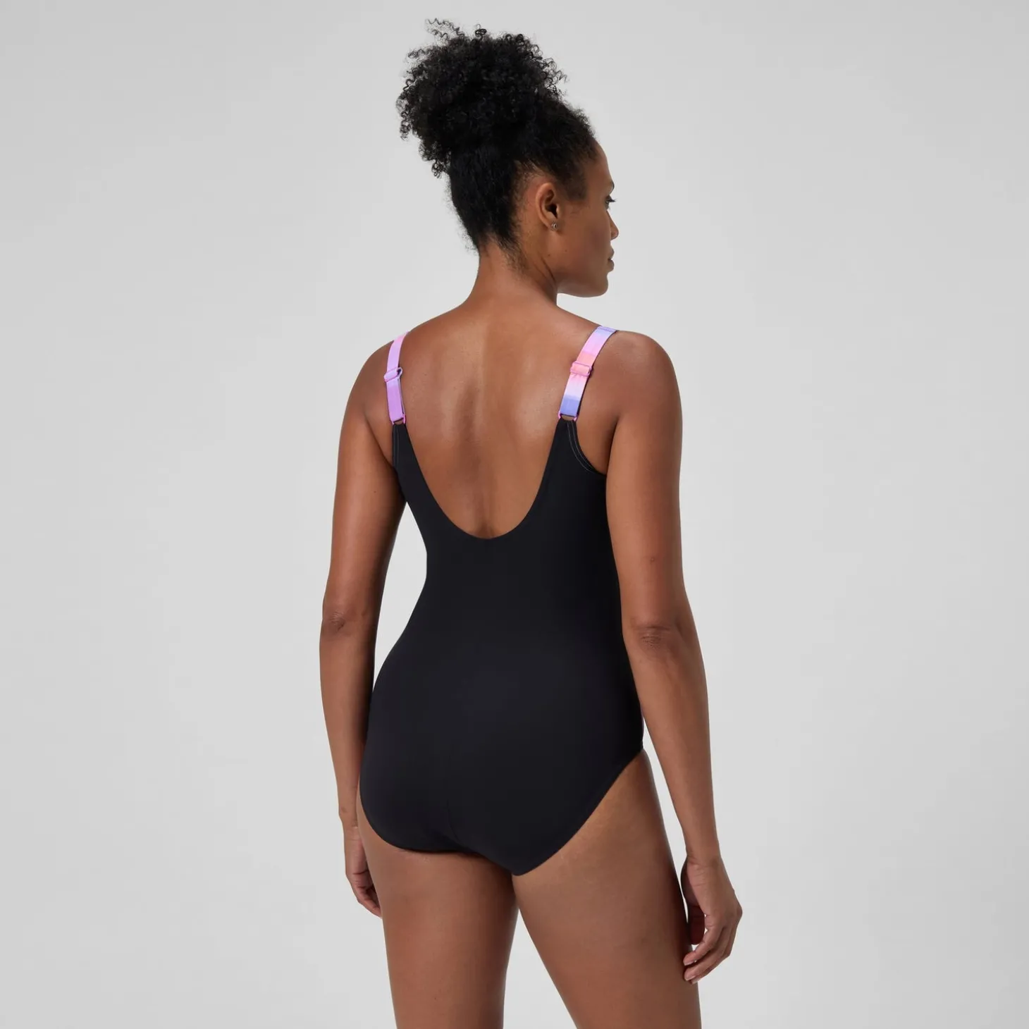 Best Maillot de bain Femme effet galbant imprimé LunaLustre noir/rose Femme Maillots 1 Pièce