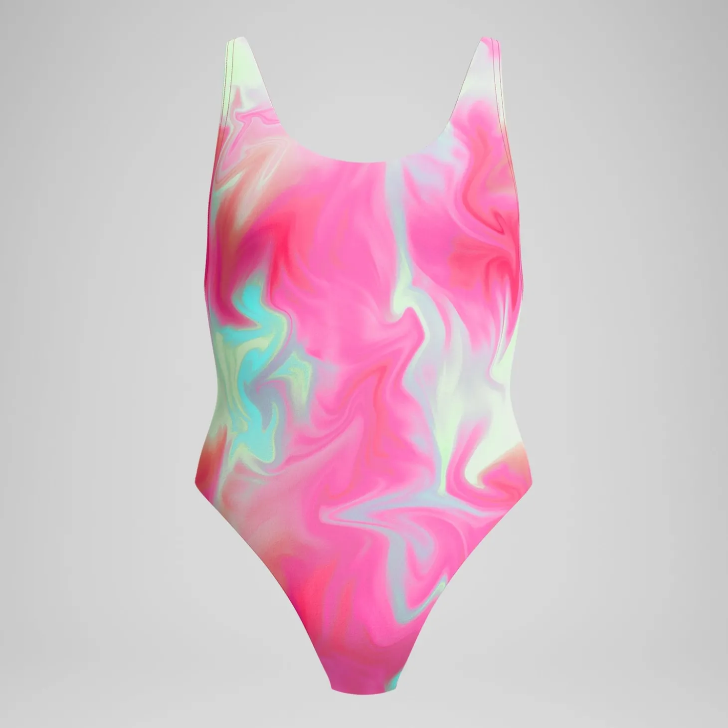 Flash Sale Maillot de bain Femme FLU3NTE convertible imprimé rose/corail Femme Maillots 1 Pièce