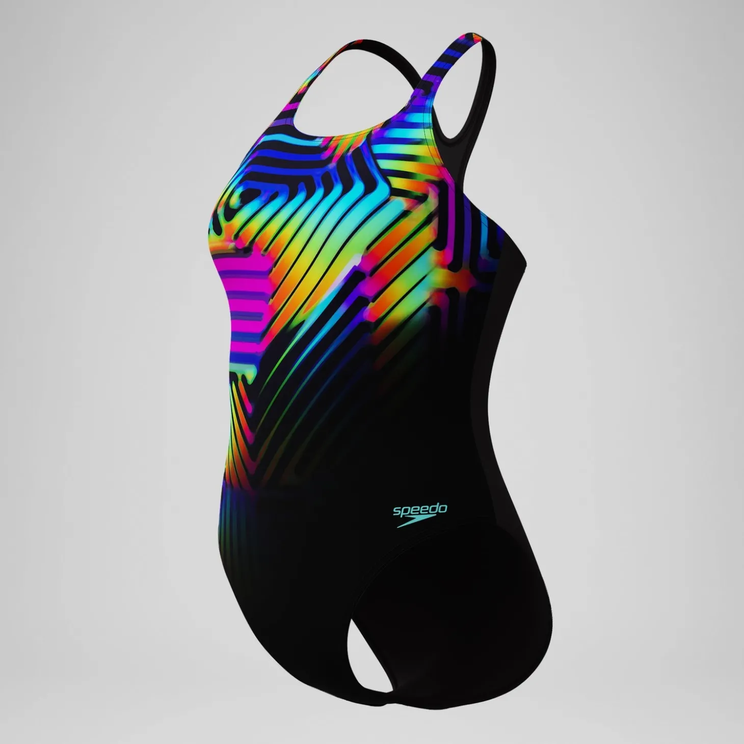 Best Sale Maillot de bain Femme Medalist imprimé numérique noir Femme Maillots 1 Pièce