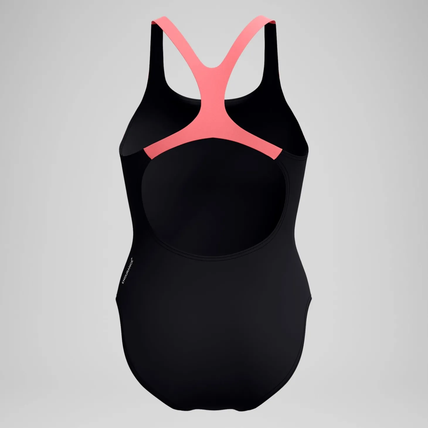 Cheap Maillot de bain Femme Medley Logo noir/corail Femme Maillots 1 Pièce