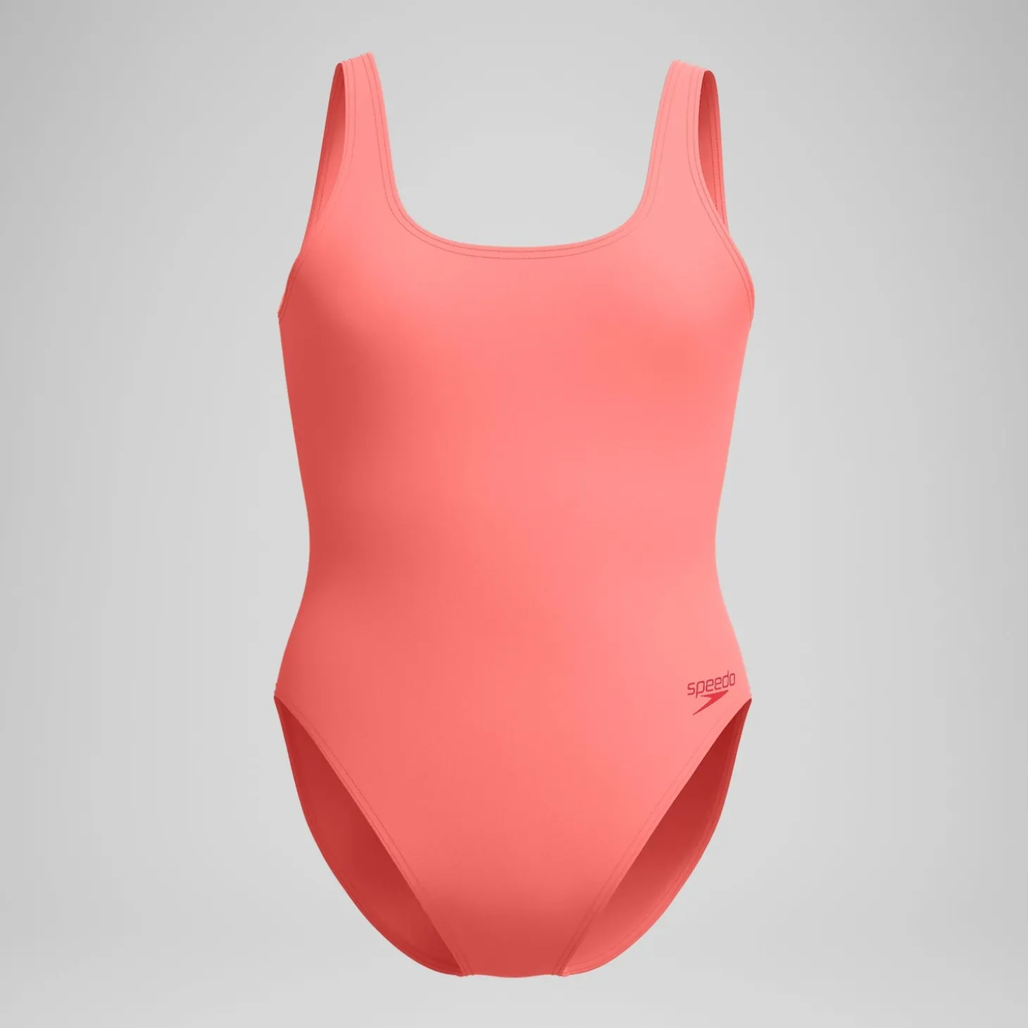 Store Maillot de bain Femme texturé à dos en U Deep corail Femme Maillots 1 Pièce