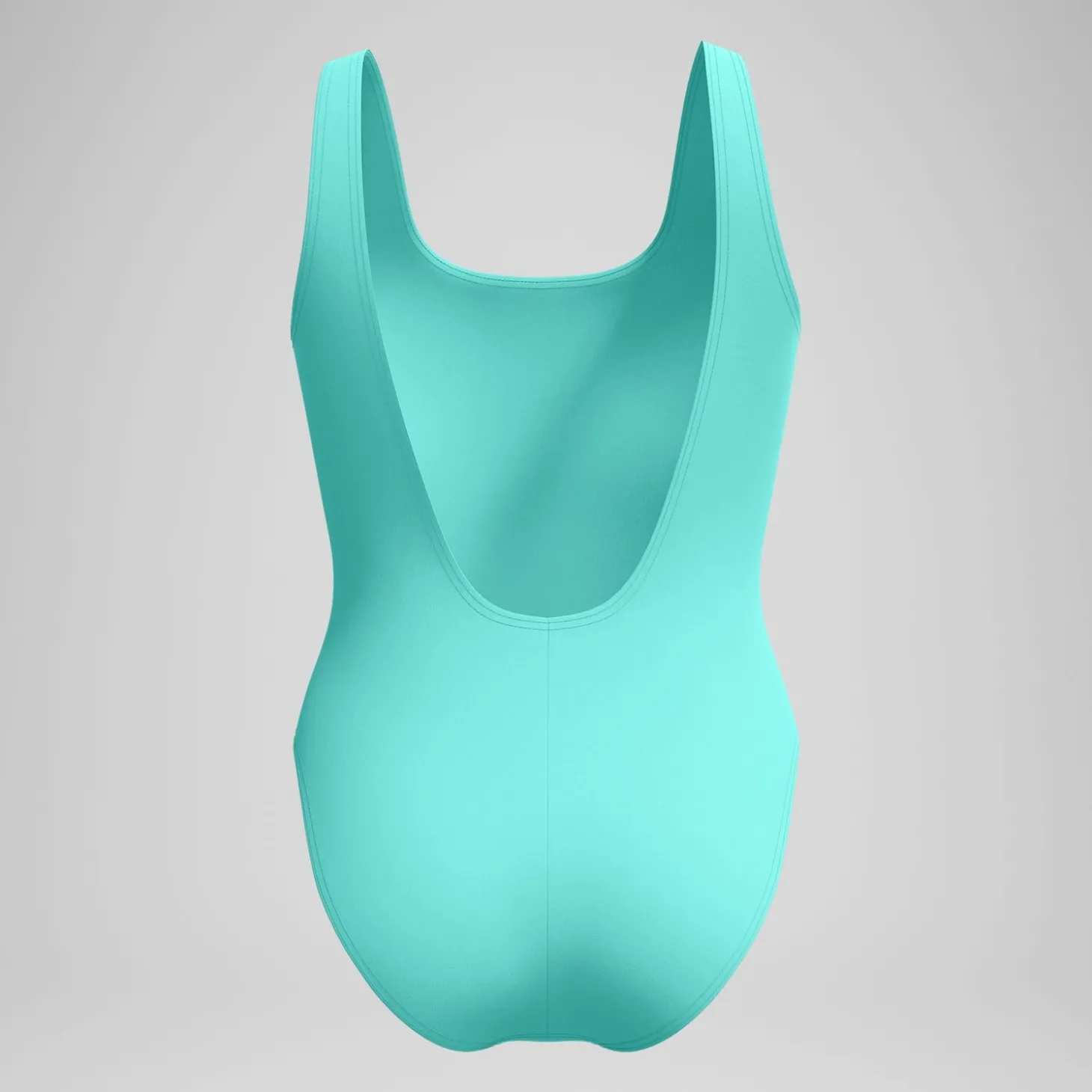 Hot Maillot de bain Femme texturé à dos en U Deep turquoise Femme Maillots 1 Pièce