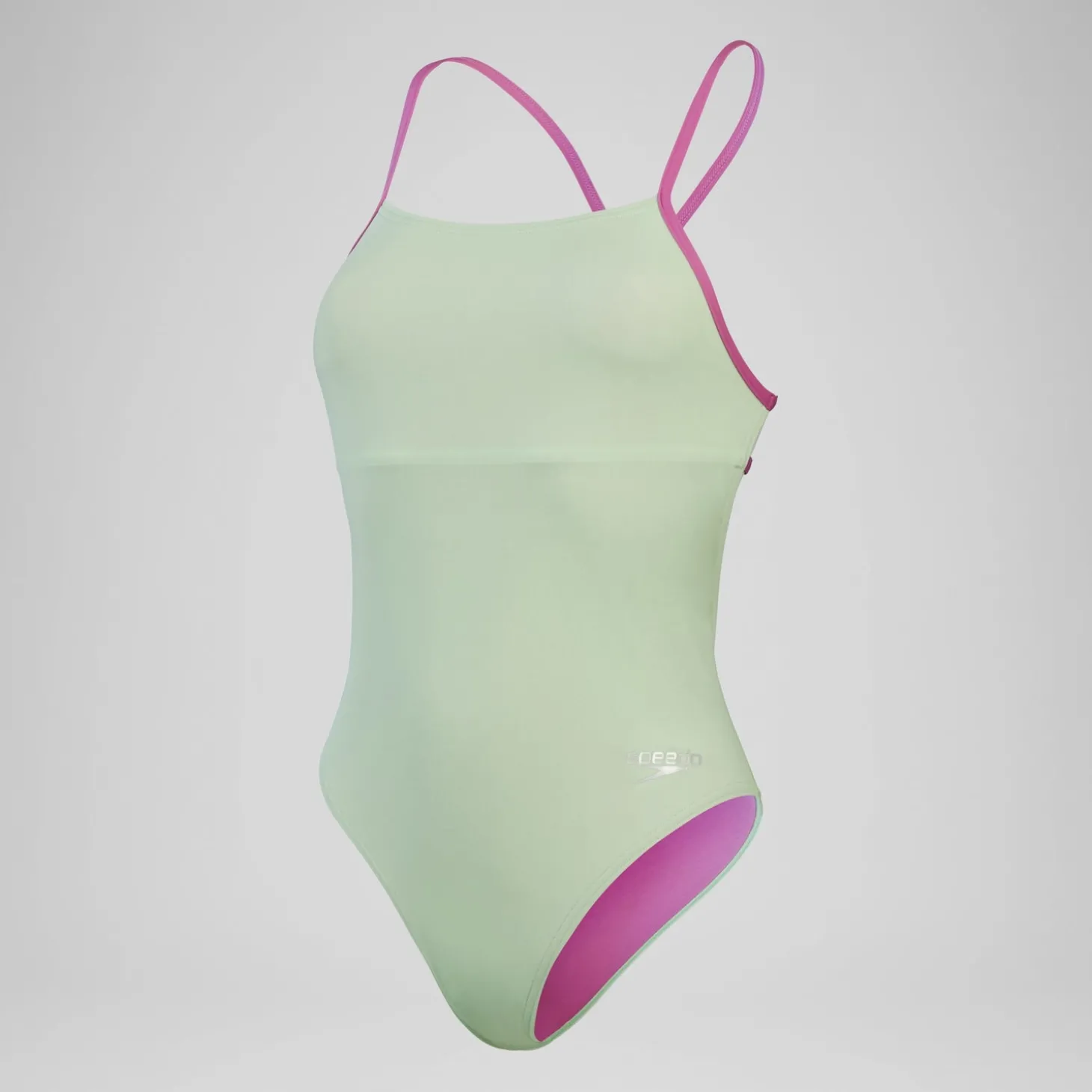 Outlet Maillot de bain Femmes uni avec liens à nouer dans le dos pour Femmes Vert matcha Femme Maillots 1 Pièce