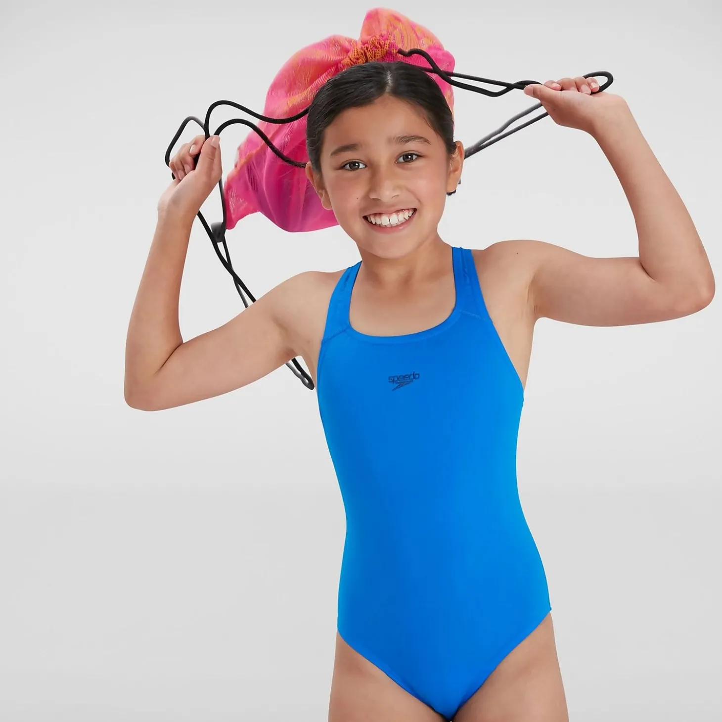 Discount Maillot de bain Fille Eco Endurance+ Medalist bleu Enfant Maillots De Bain