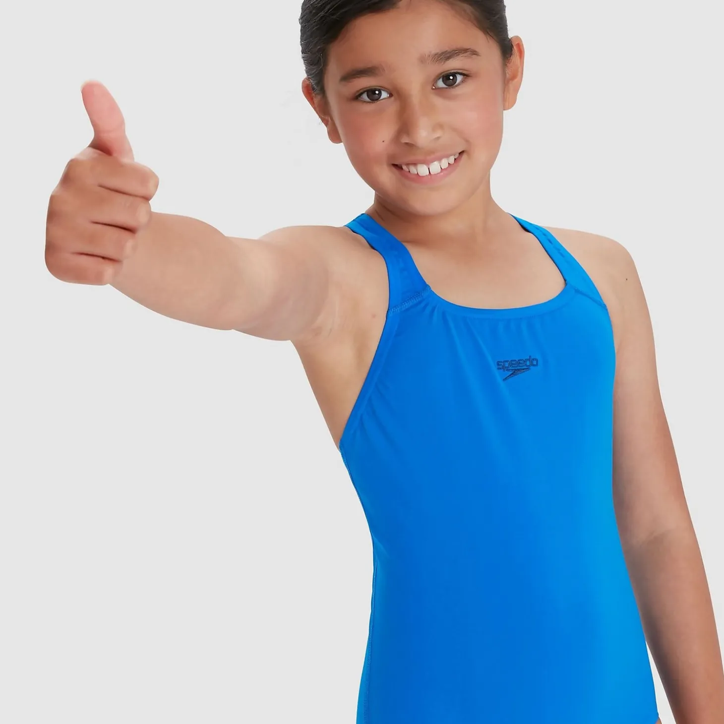 Discount Maillot de bain Fille Eco Endurance+ Medalist bleu Enfant Maillots De Bain