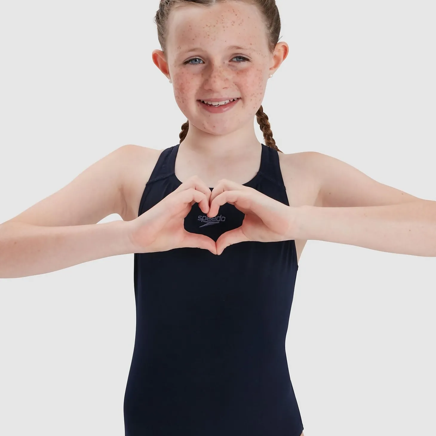 Shop Maillot de bain Fille Eco Endurance+ Medalist bleu marine Enfant Maillots De Bain