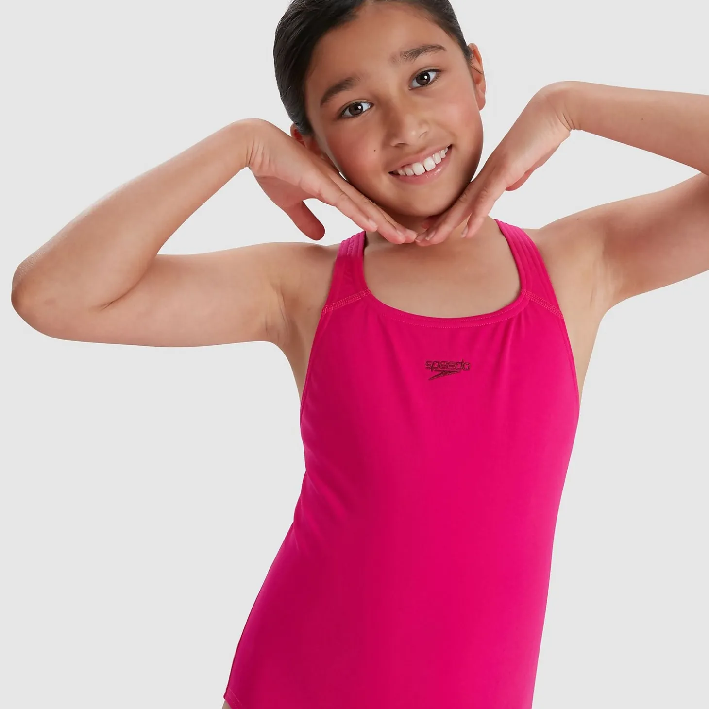 Store Maillot de bain Fille Eco Endurance+ Medalist rose Enfant Maillots De Bain