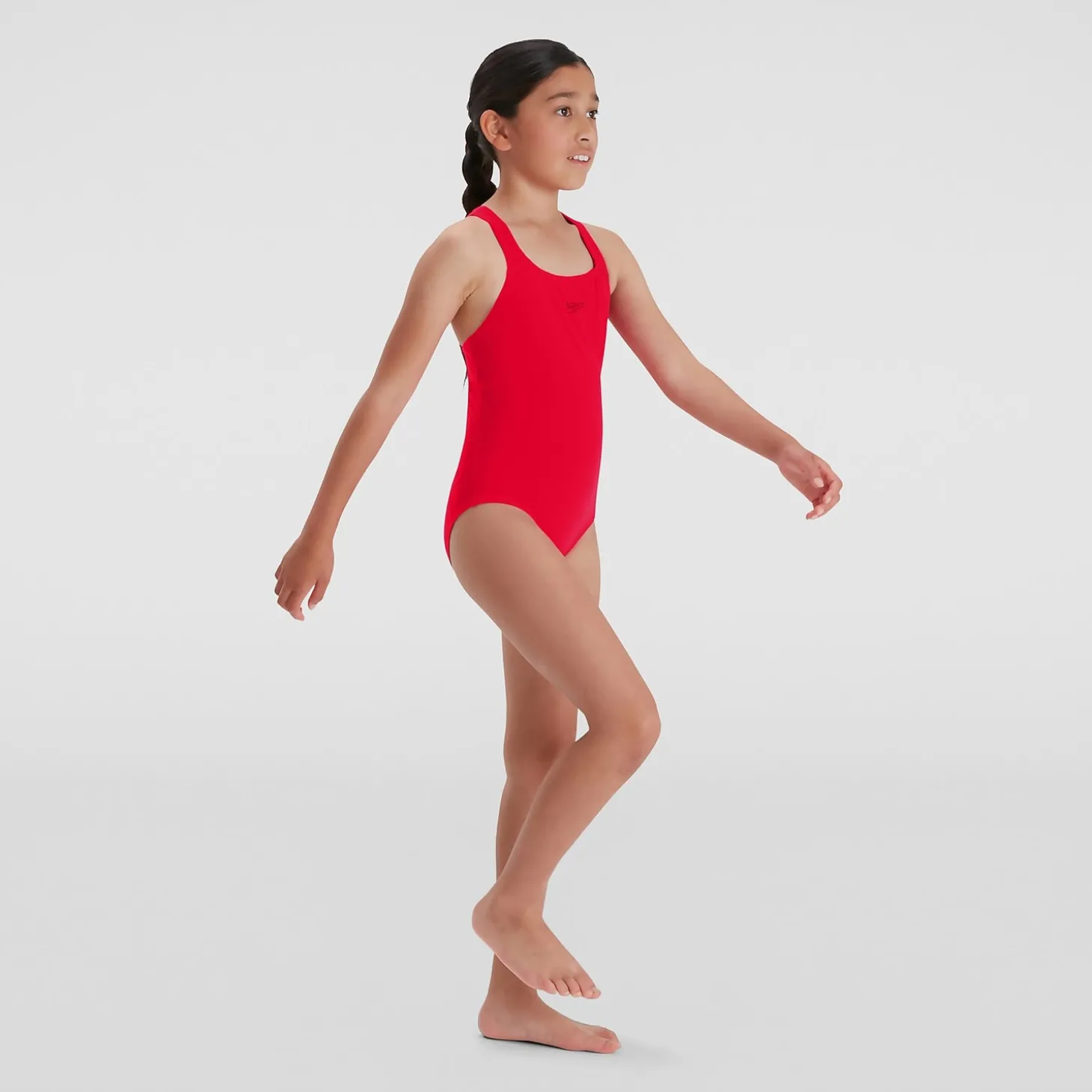 New Maillot de bain Fille Eco Endurance+ Medalist rouge Enfant Maillots De Bain