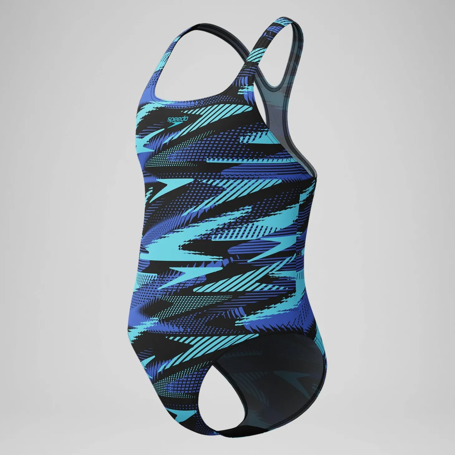 Discount Maillot de bain Fille HyperBoom Medalist imprimé bleu Enfant Maillots De Bain