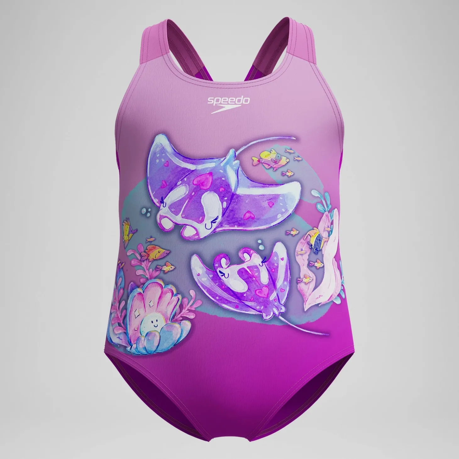 Store Maillot de bain Fille imprimé numérique rose Enfant Maillots De Bain