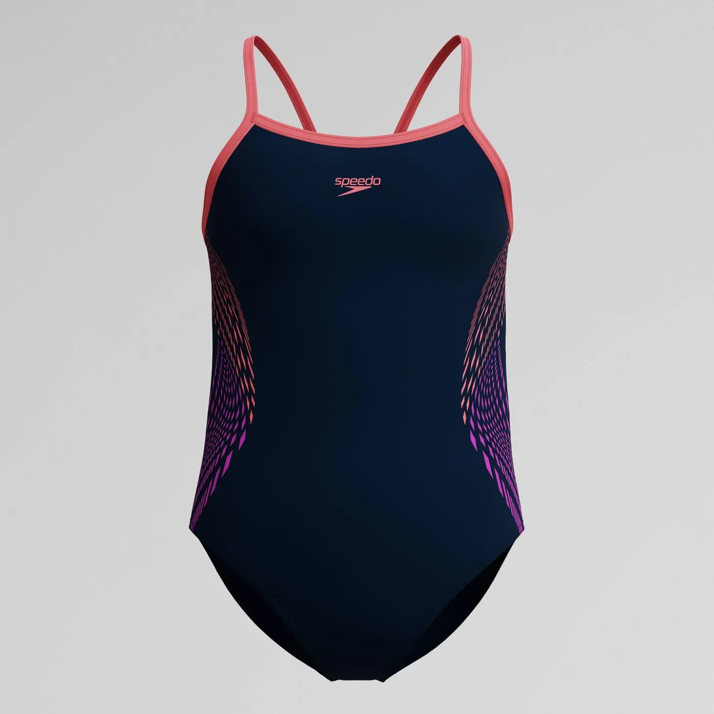 Best Sale Maillot de bain Fille Plastisol Placement Muscleback à fines bretelles noir/rose Enfant Maillots De Bain