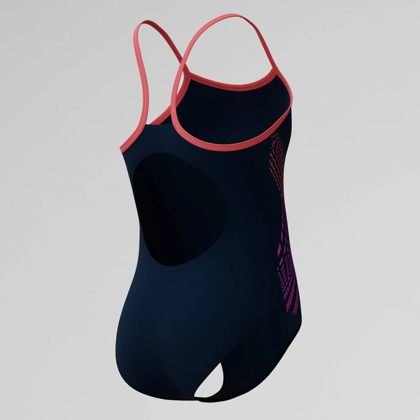 Best Sale Maillot de bain Fille Plastisol Placement Muscleback à fines bretelles noir/rose Enfant Maillots De Bain
