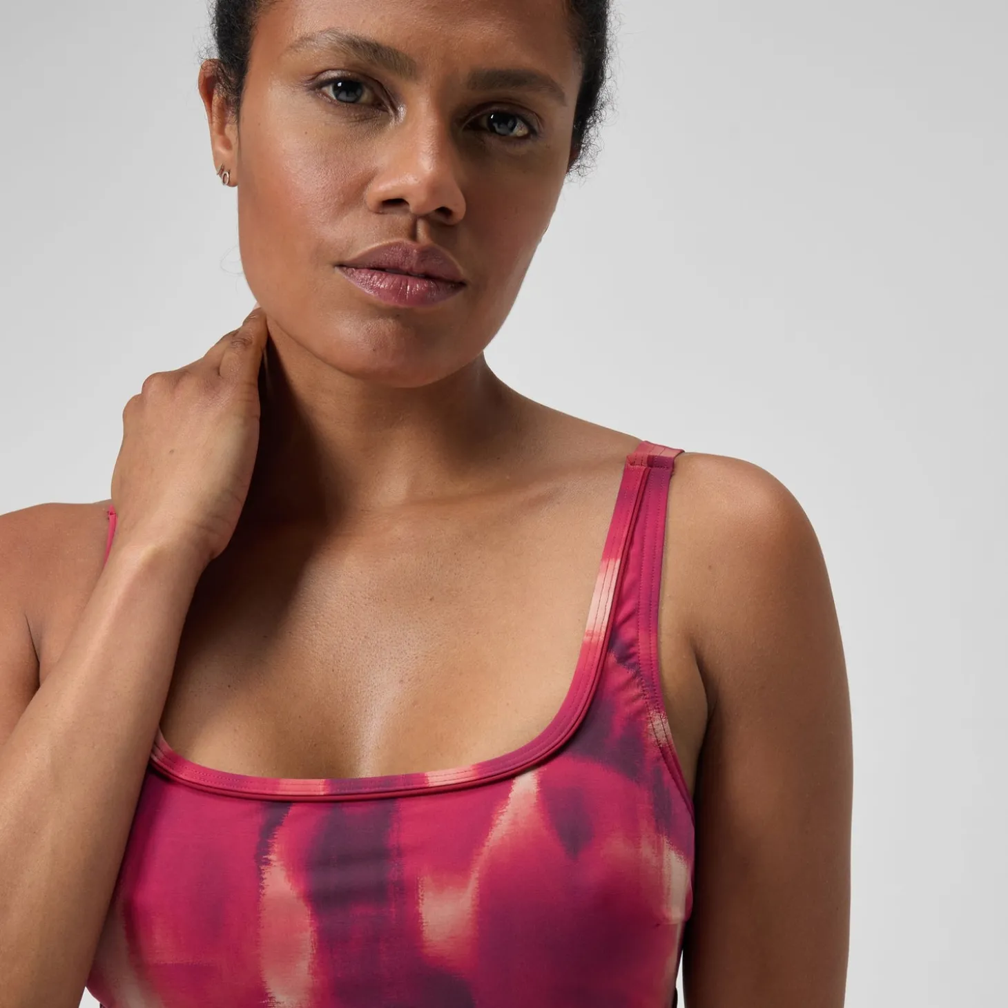 Outlet Maillot de bain gainant Femmes à imprimé Contour Eclipse pour Femmes Violet/Rouge Femme Maillots Galbant