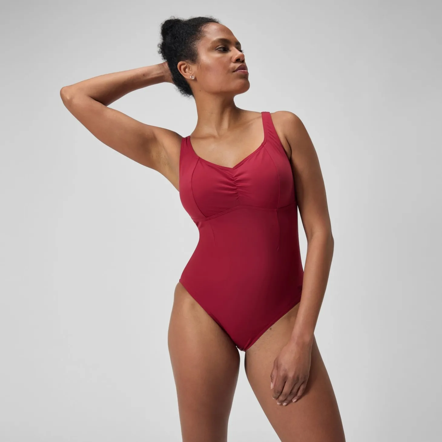 Shop Maillot de bain gainant Femmes AquaNite pour Femmes Rouge basque Femme Maillots Galbant