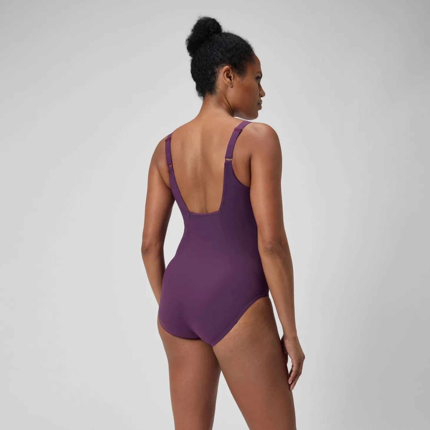 Best Sale Maillot de bain gainant Femmes ContourEclipse pour Femmes Prune dandy/Rouge basque Femme Maillots Galbant