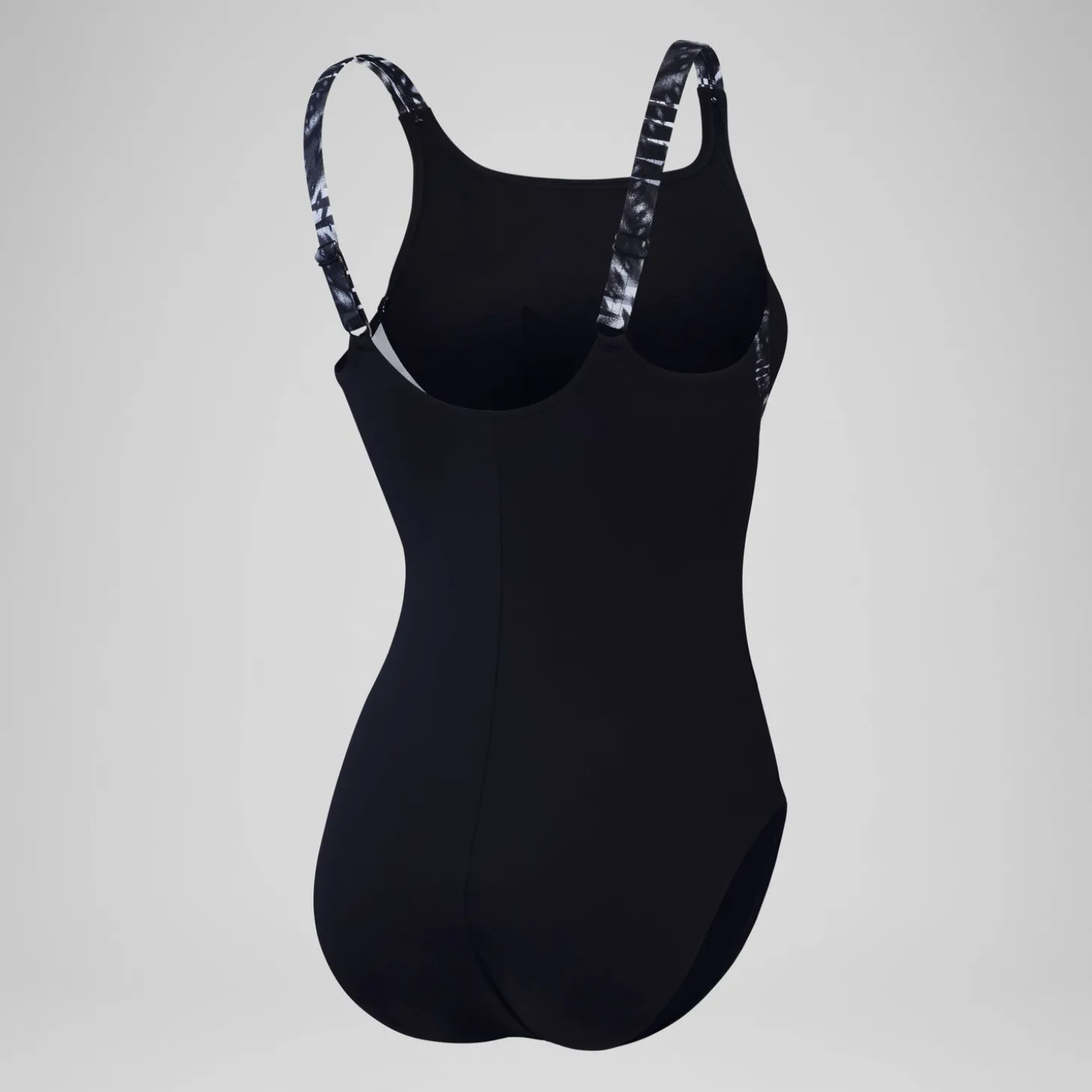 Discount Maillot de bain galbant à imprimé Splice pour Femmes Noir/Gris oxydé/Blanc Femme Maillots Galbant