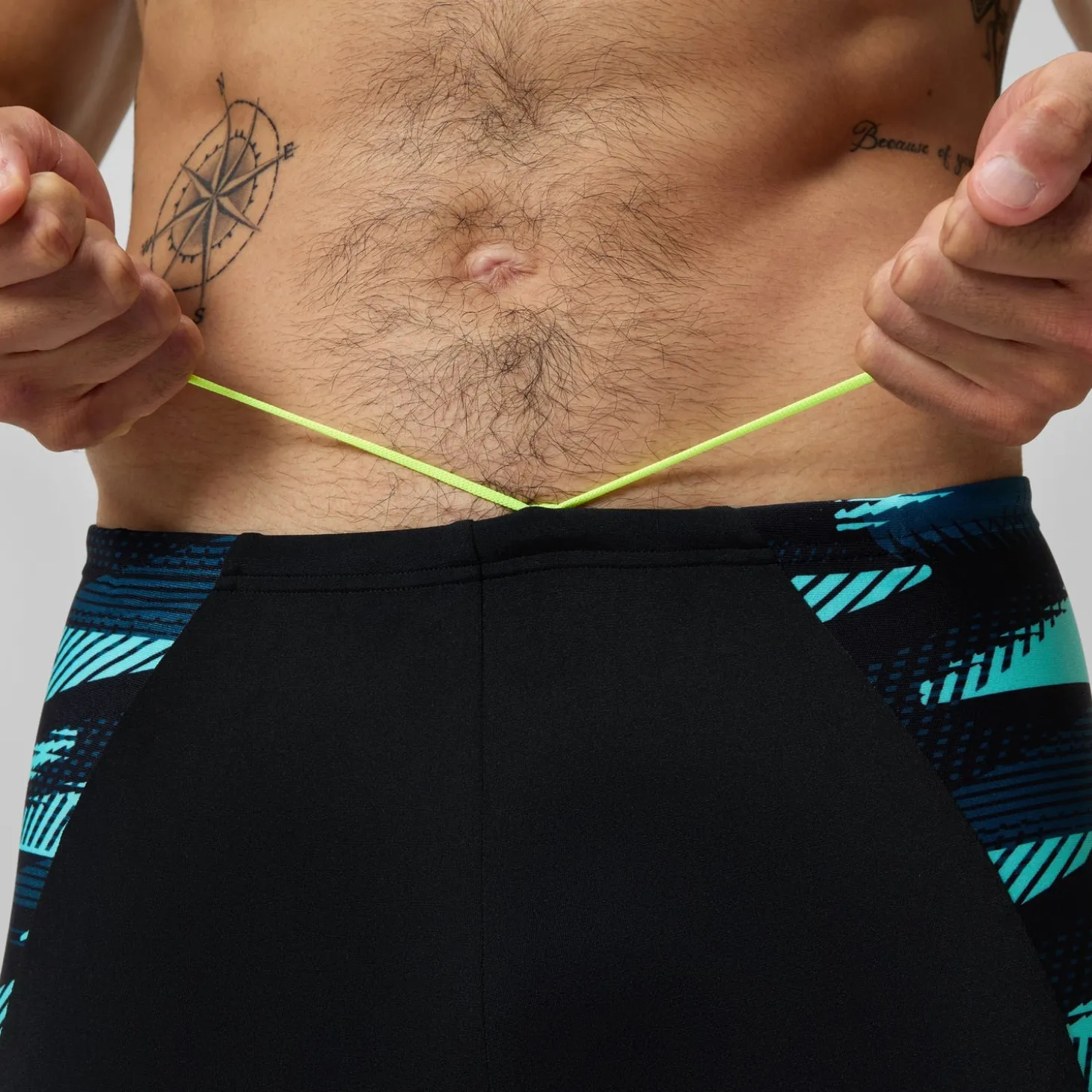 Outlet Short de bain Aquashort homme END+ MAX Splice noir/jaune Homme Aquashorts