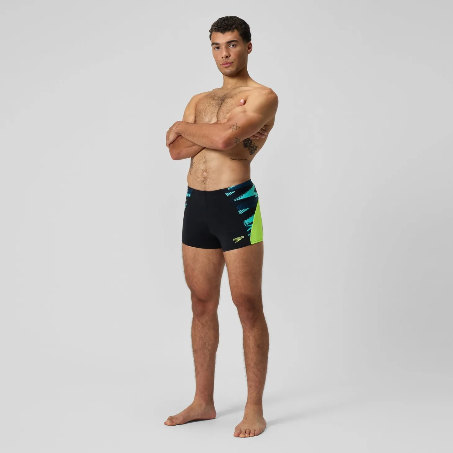 Outlet Short de bain Aquashort homme END+ MAX Splice noir/jaune Homme Aquashorts