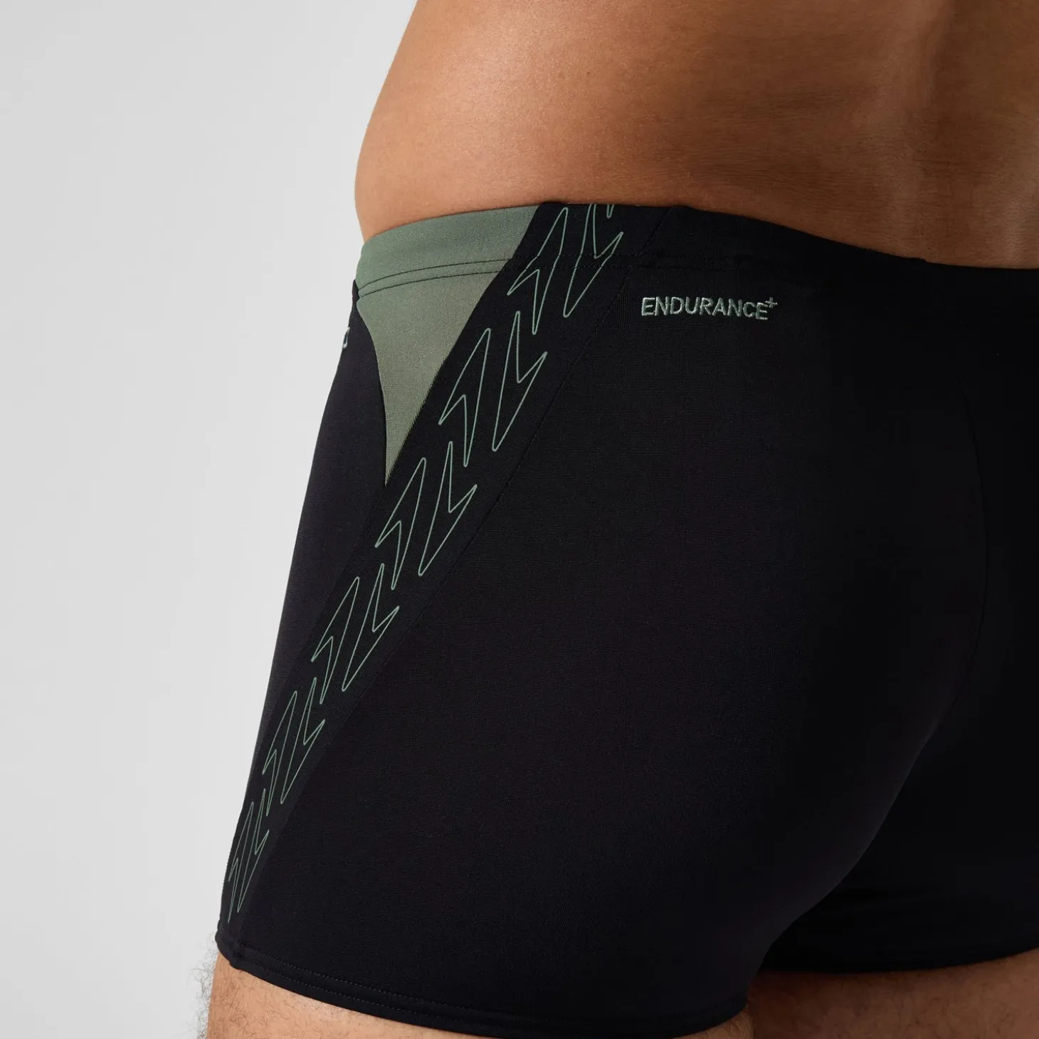 Best Sale Short de bain Aquashort Hyperboom Splice pour Hommes Noir/Vert campagne Homme Aquashorts