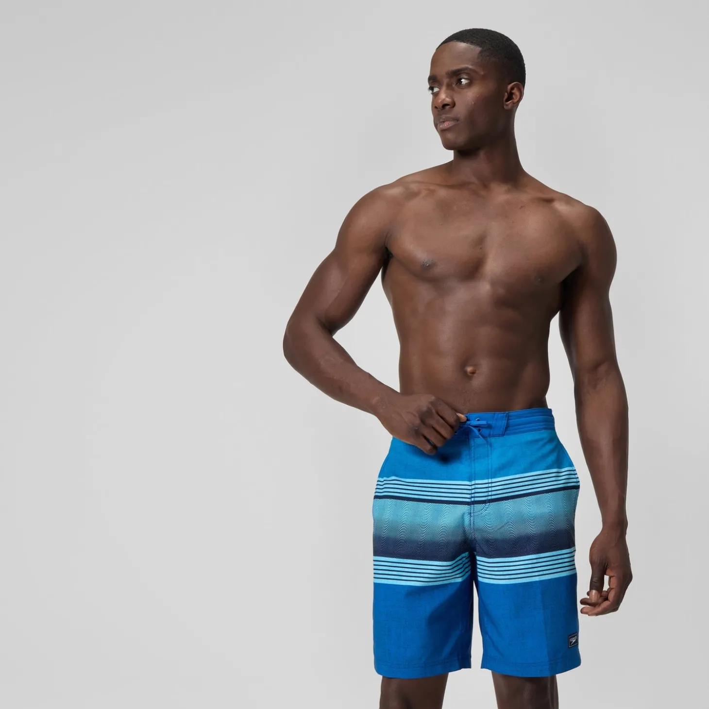 Clearance Short de bain Bondi imprimé 50 cm, hommes, bleu Homme Shorts De Bain