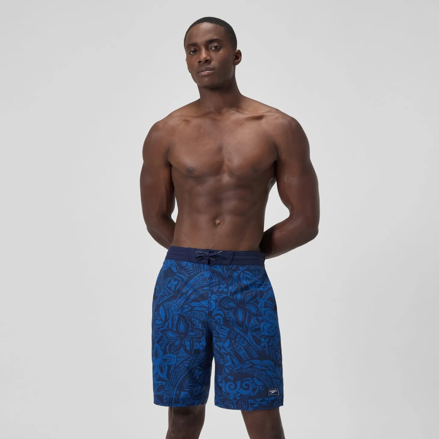 Best Short de bain Bondi imprimé 50 cm, hommes, bleu marine Homme Shorts De Bain