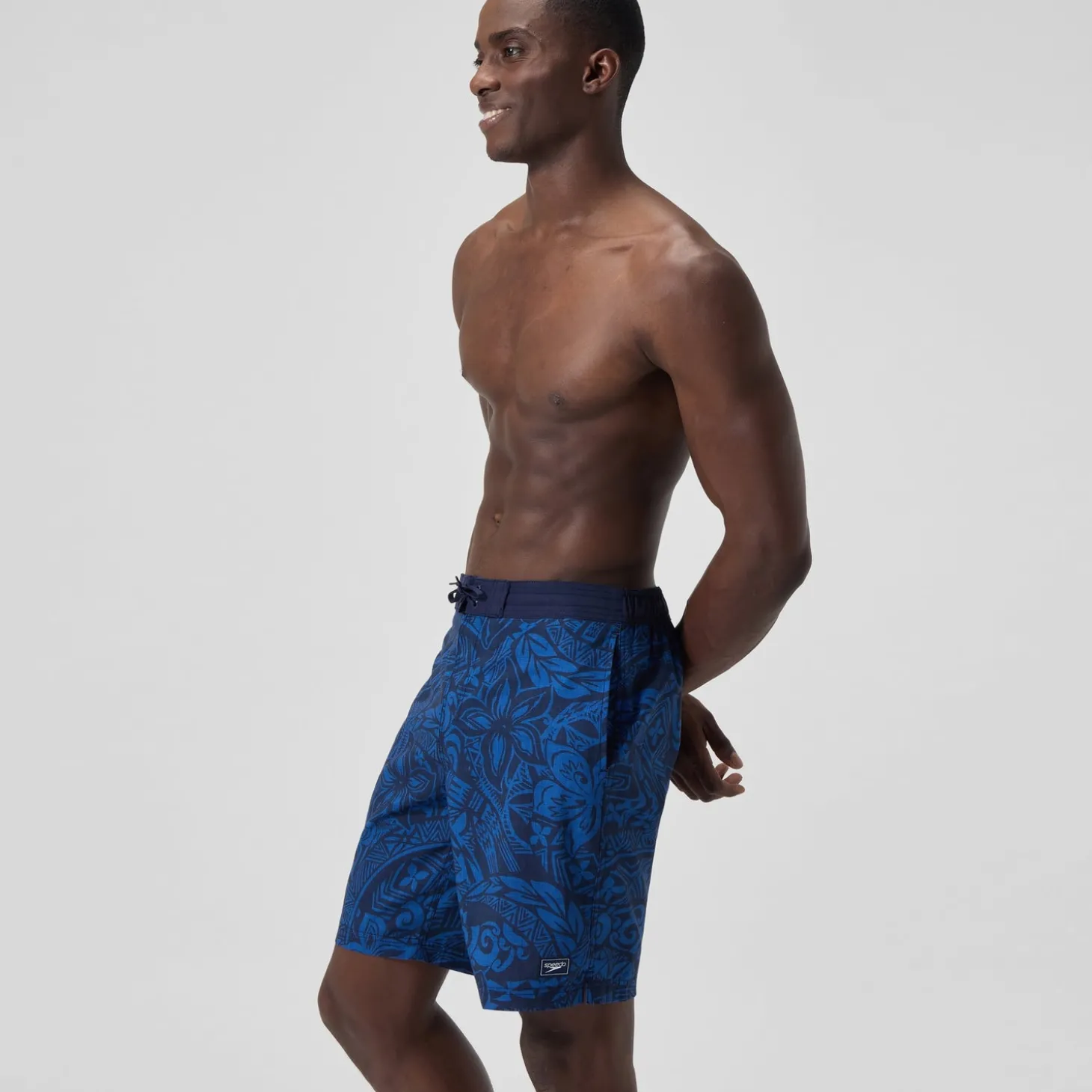Best Short de bain Bondi imprimé 50 cm, hommes, bleu marine Homme Shorts De Bain