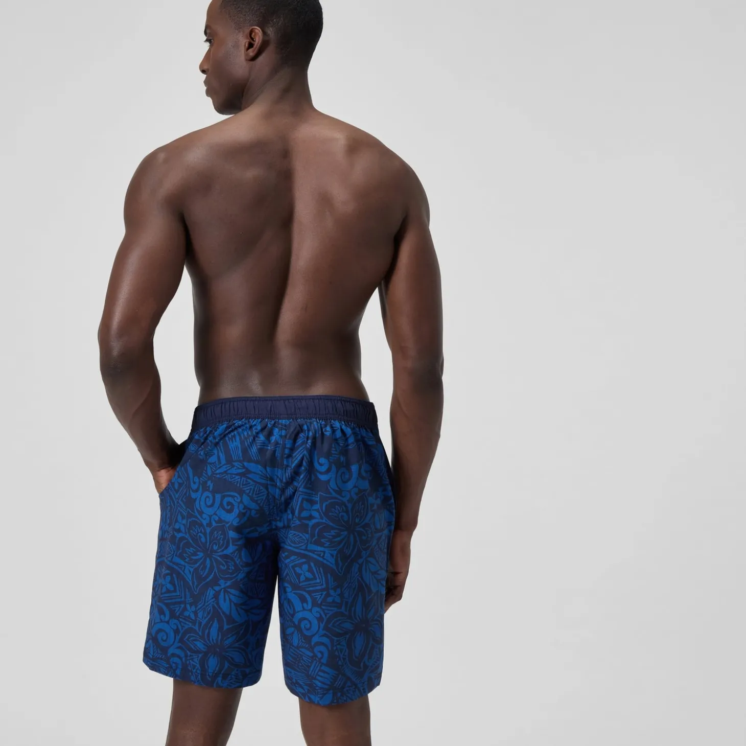 Best Short de bain Bondi imprimé 50 cm, hommes, bleu marine Homme Shorts De Bain