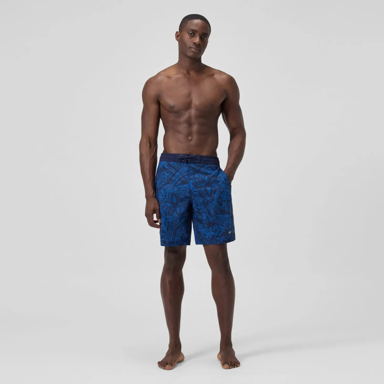 Best Short de bain Bondi imprimé 50 cm, hommes, bleu marine Homme Shorts De Bain