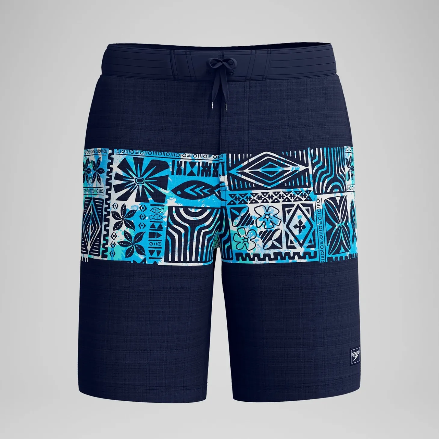 Cheap Short de bain Bondi imprimé 50 cm, hommes, bleu marine/bleu Homme Shorts De Bain