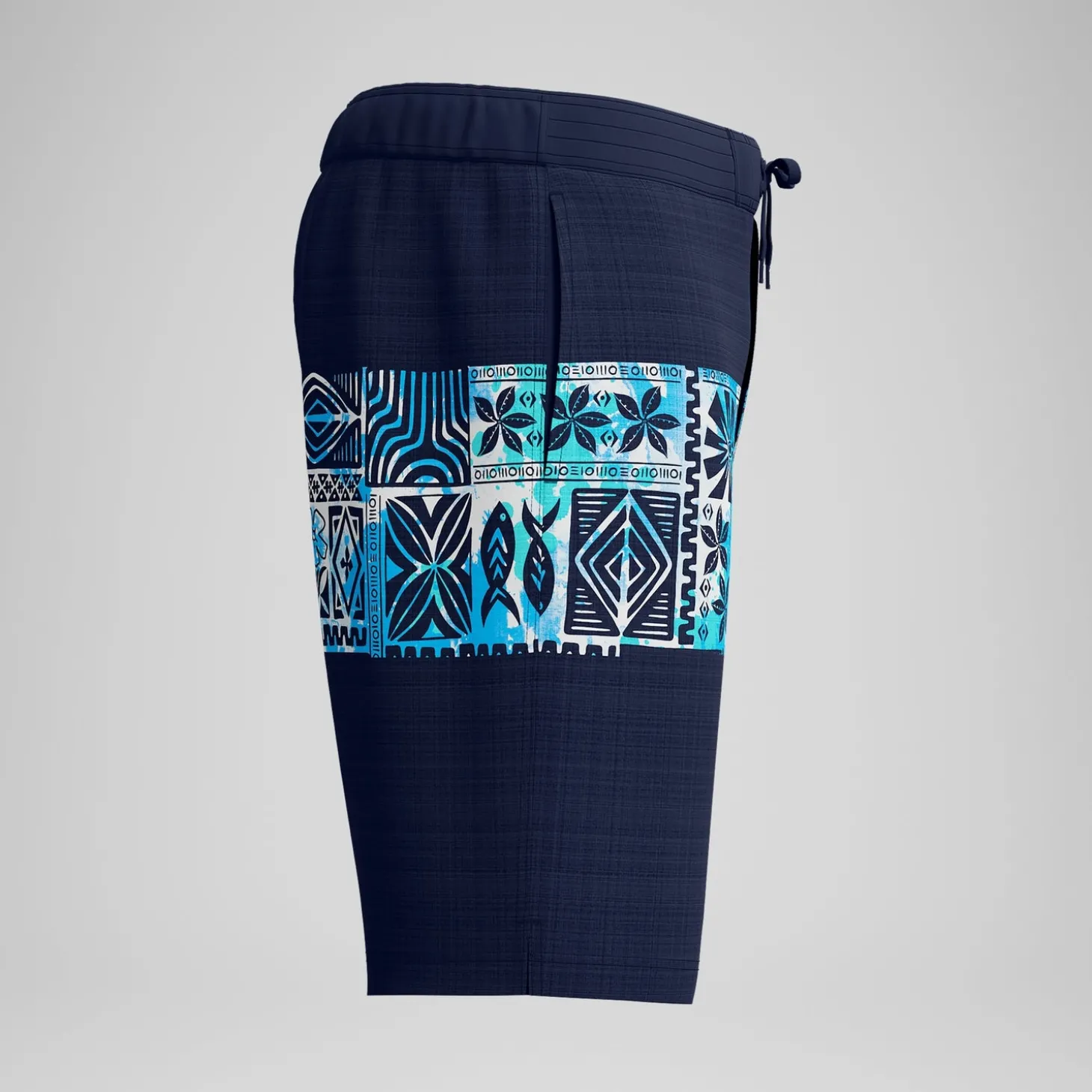 Cheap Short de bain Bondi imprimé 50 cm, hommes, bleu marine/bleu Homme Shorts De Bain