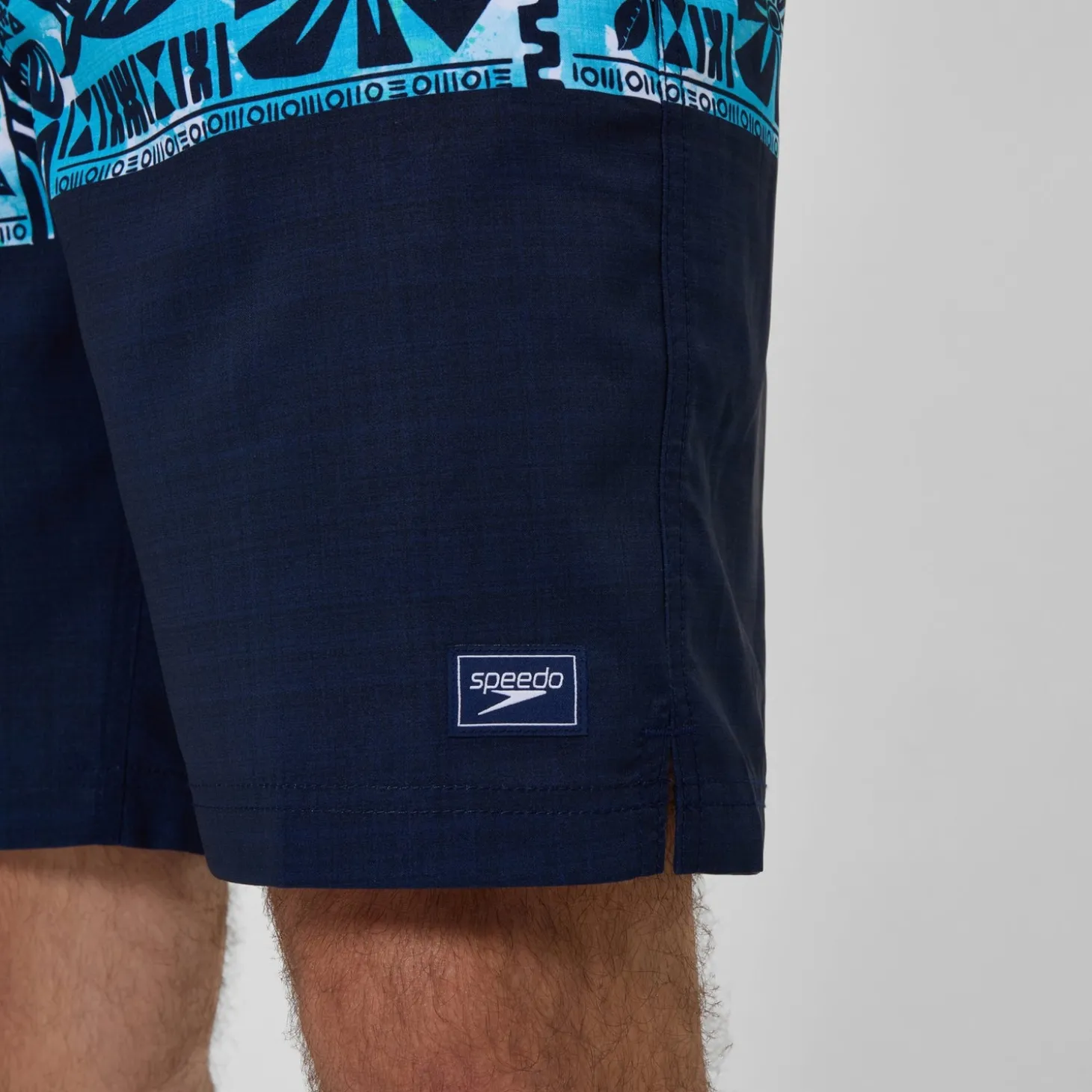 Cheap Short de bain Bondi imprimé 50 cm, hommes, bleu marine/bleu Homme Shorts De Bain