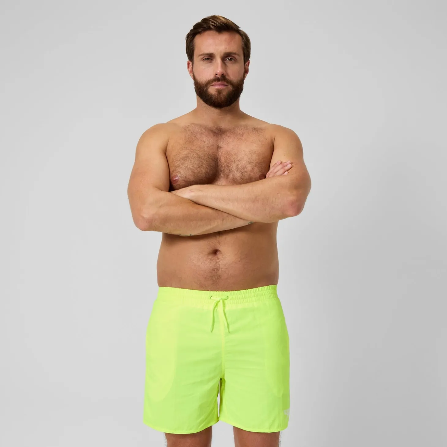 Cheap Short de bain Essential 16 pouces jaune Homme Shorts De Bain