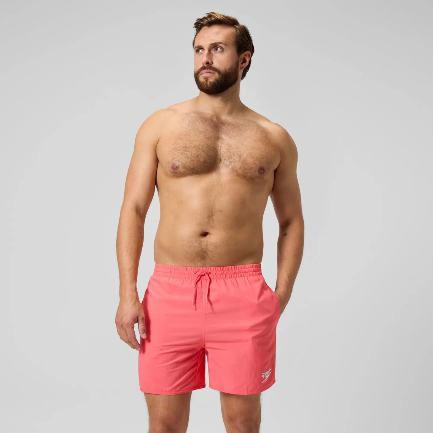 Sale Short de bain Essential 16 pouces orange Homme Aquashorts