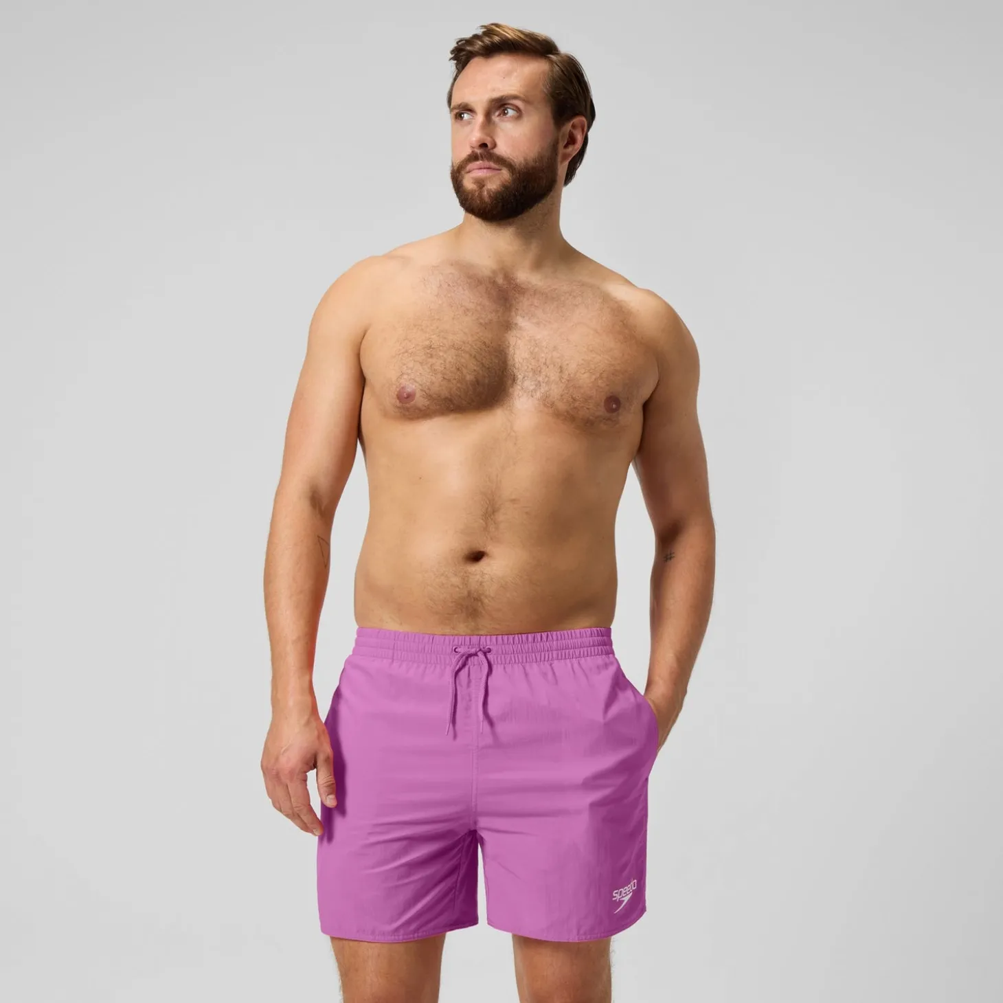 Outlet Short de bain Essential 16 pouces violet Homme Shorts De Bain