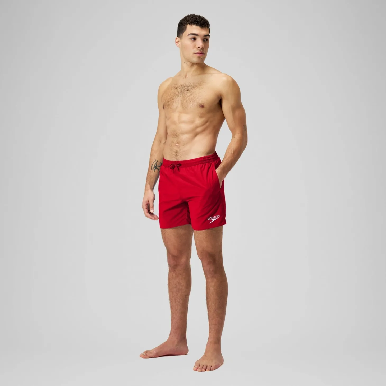 Cheap Short de bain Homme Essential 40 cm rouge Homme Shorts De Bain