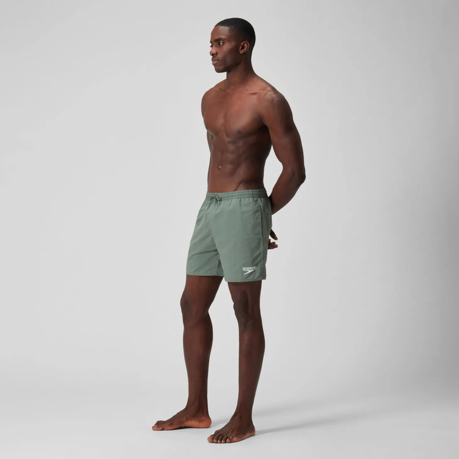 Outlet Short de bain Hommes Essential 16 pouces pour Hommes Vert campagne Homme Shorts De Bain