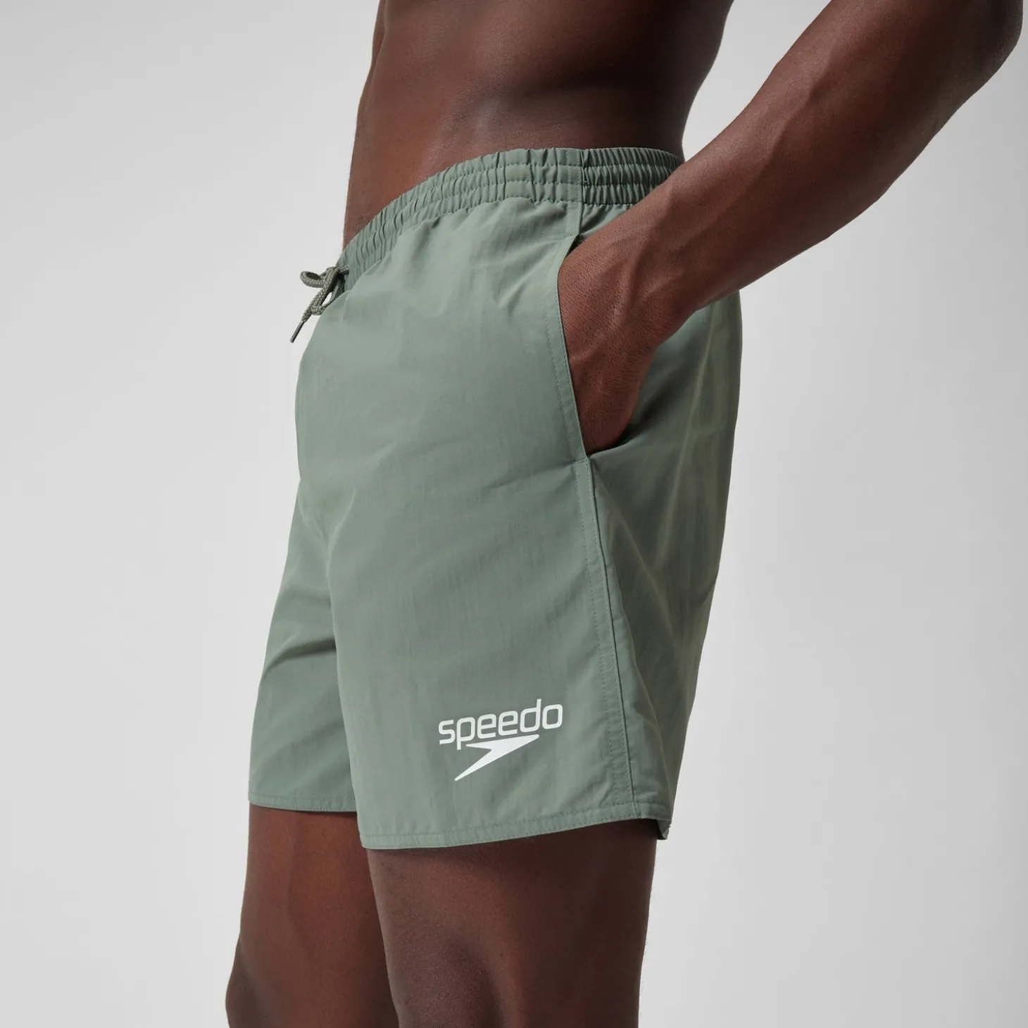 Outlet Short de bain Hommes Essential 16 pouces pour Hommes Vert campagne Homme Shorts De Bain